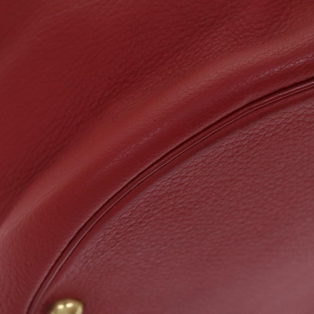 Hermès Red Leather Hand Bag