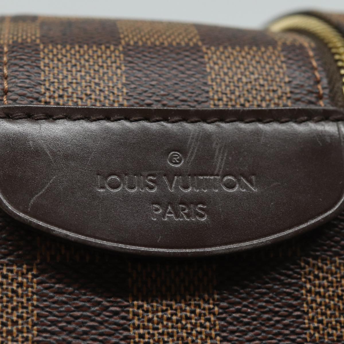 Louis Vuitton Trousse de Toilette Brown Canvas Clutch Bag