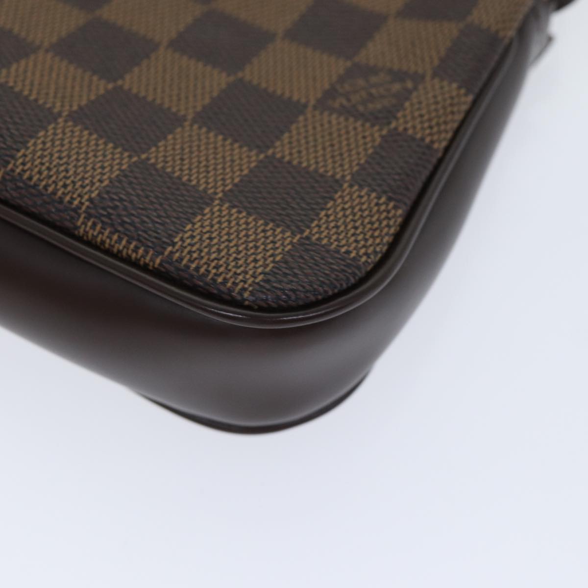 Louis Vuitton Pochette Accessoire Brown Canvas Clutch Bag