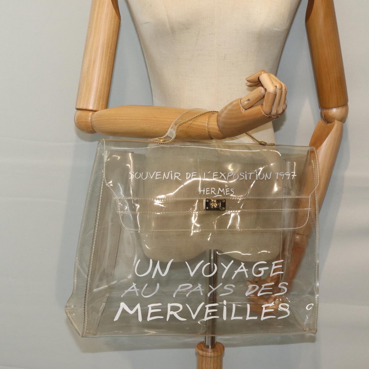 Hermès Kelly Transparent Vinyl Hand Bag