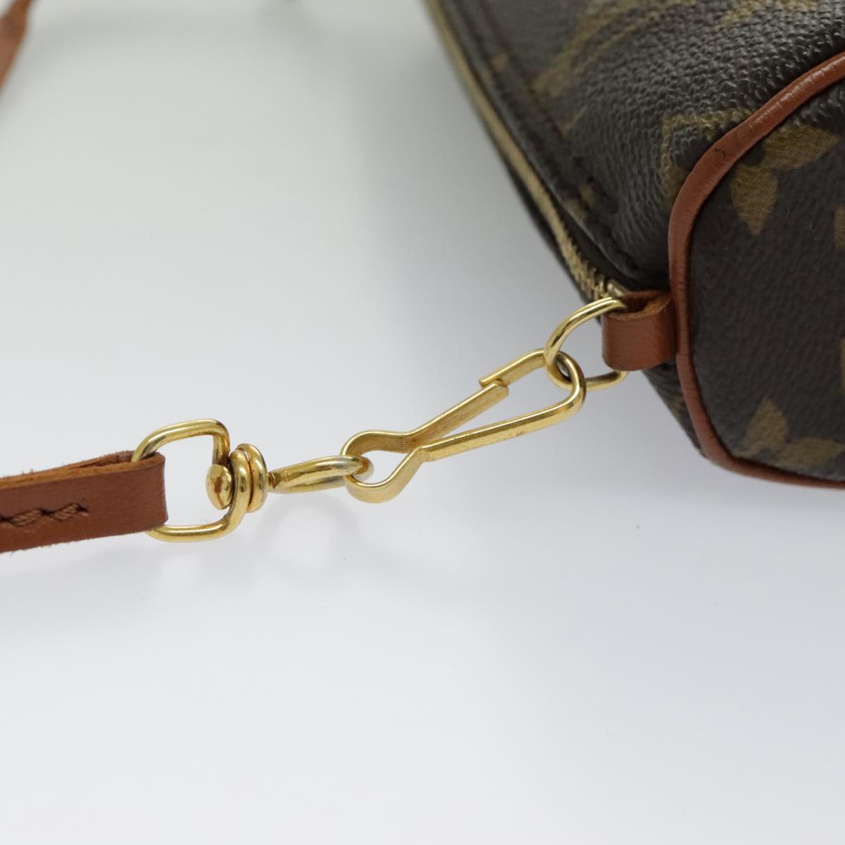 Louis Vuitton Mini baby papillon Brown Canvas Clutch Bag