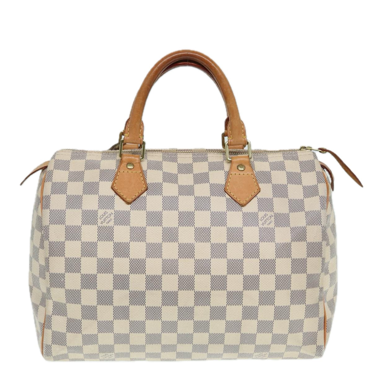 Louis Vuitton Speedy 30 White Canvas Hand Bag