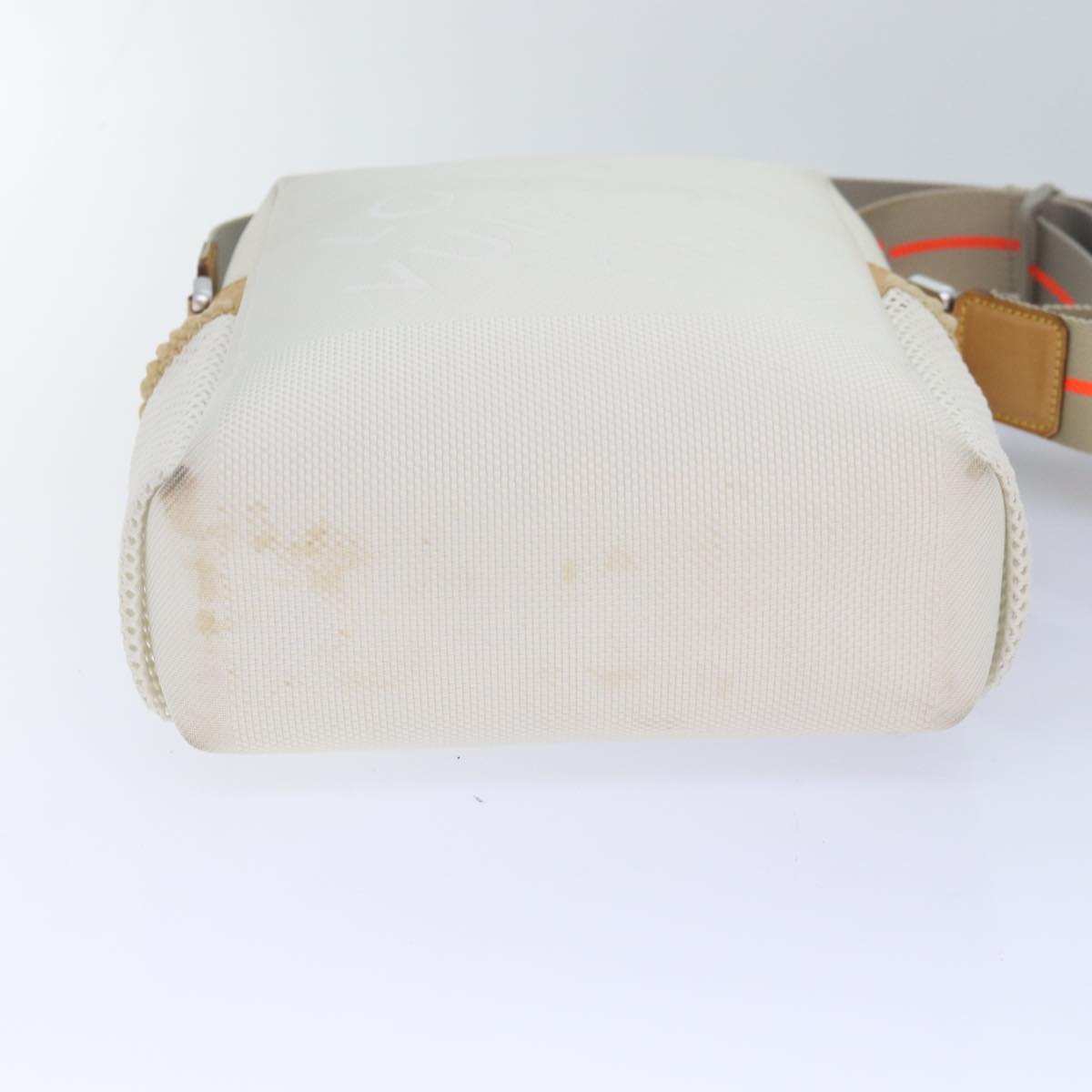 Louis Vuitton Weathery White Canvas Shoulder Bag