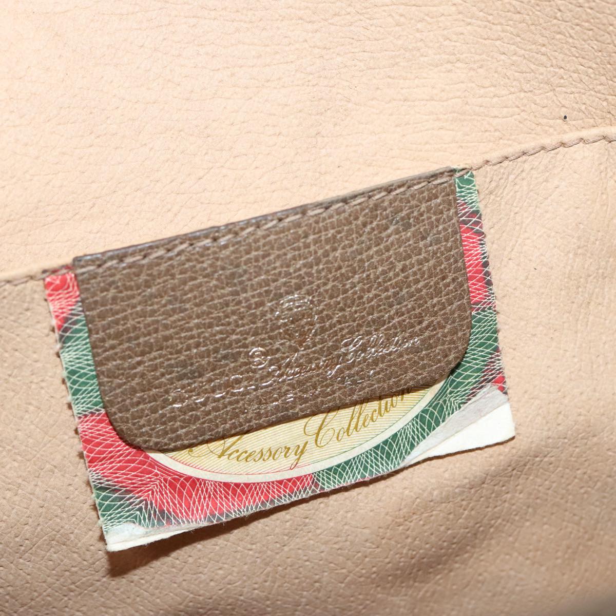 Gucci Beige Canvas Clutch Bag