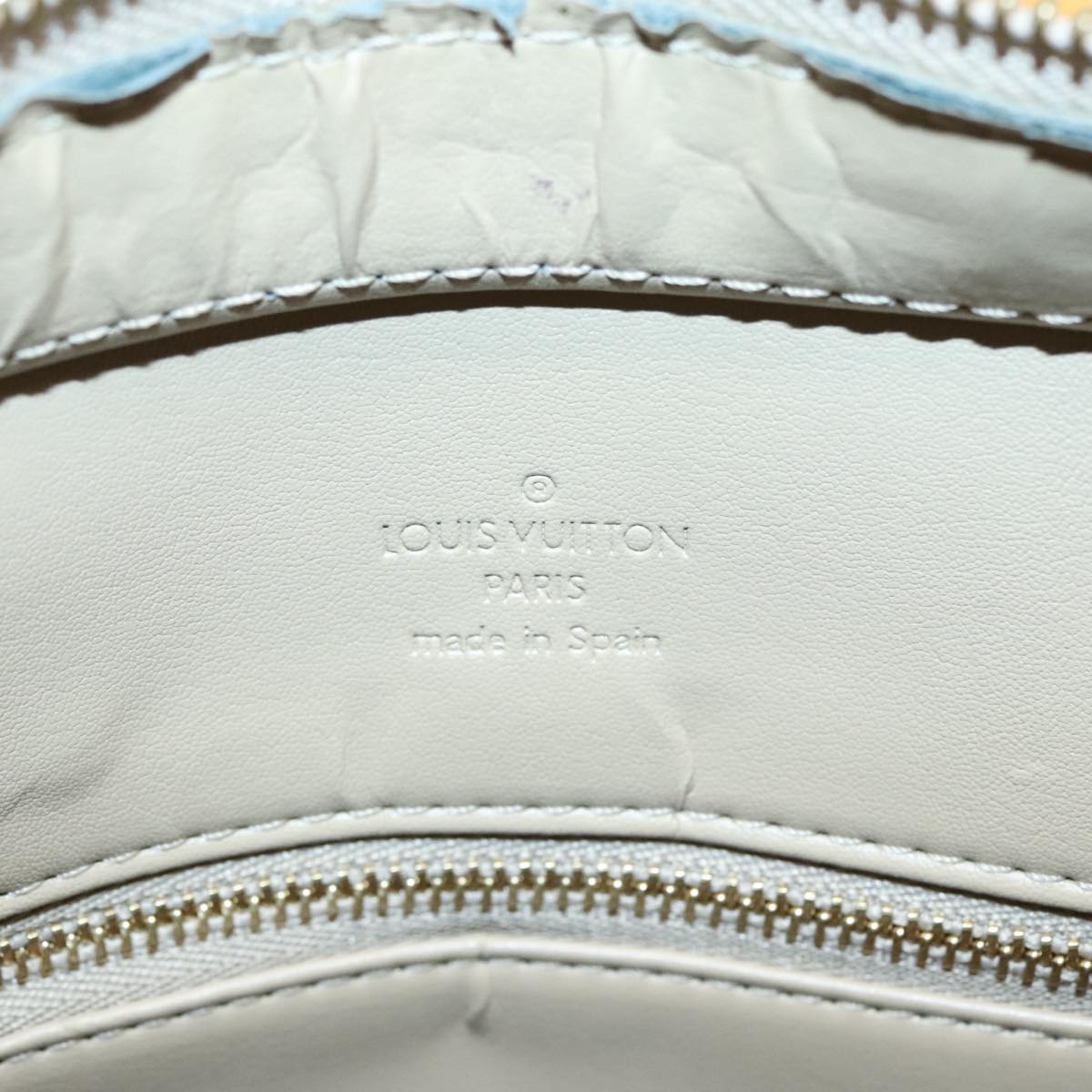 Louis Vuitton Houston Beige Patent Leather Hand Bag