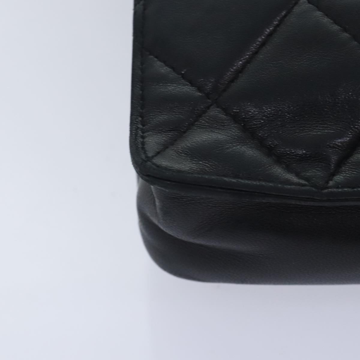 Chanel Bicolore Black Leather Shoulder Bag