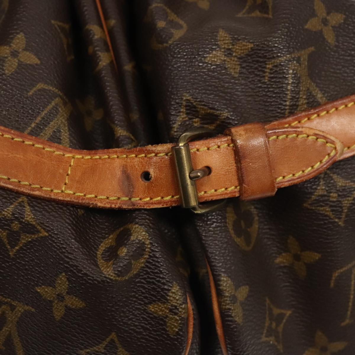 Louis Vuitton Saumur 35 Brown Canvas Shoulder Bag