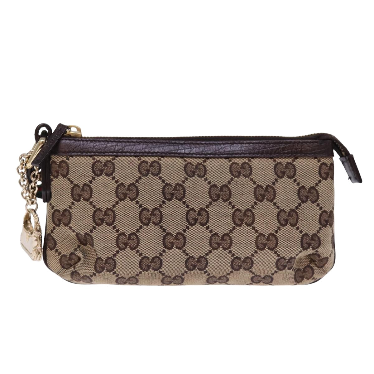 Gucci GG canvas Beige Canvas Clutch Bag