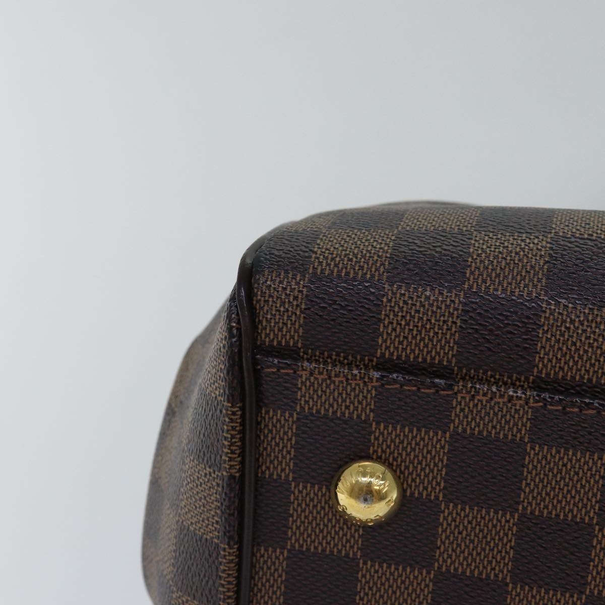 Louis Vuitton Trevi Brown Canvas Hand Bag