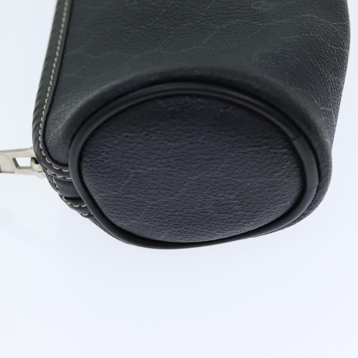 Dior Honeycomb Black Canvas Clutch Bag