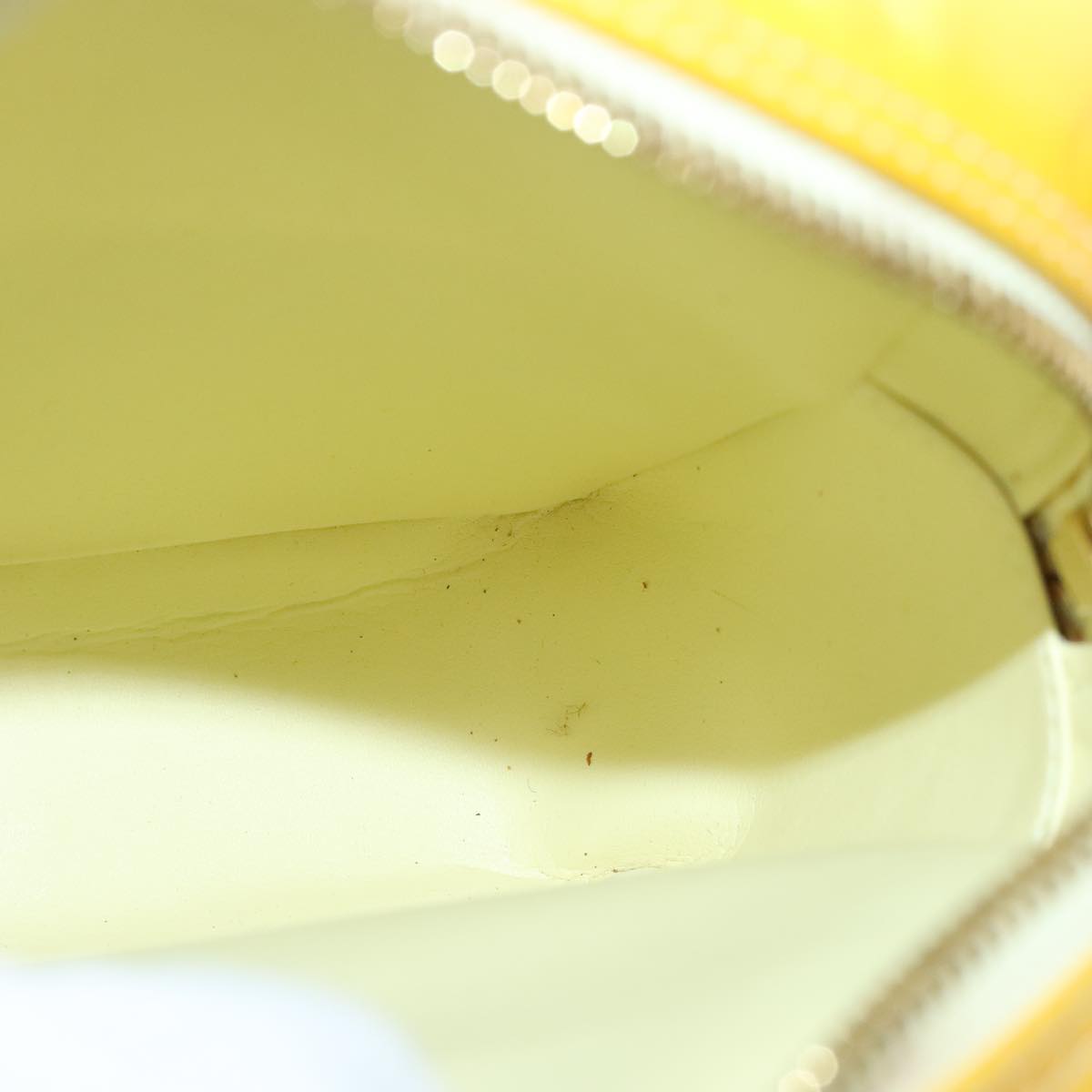 Louis Vuitton Wooster Yellow Patent Leather Shoulder Bag