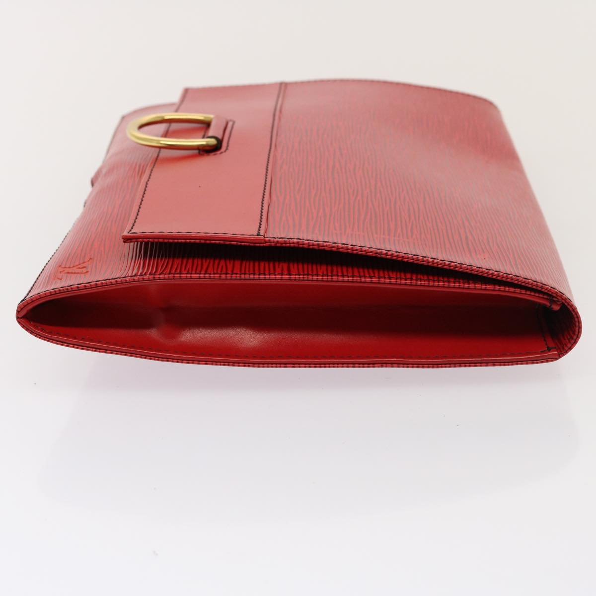 Louis Vuitton Jena Red Leather Clutch Bag