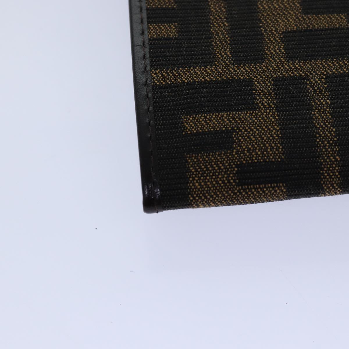 Fendi Zucca Brown Canvas Wallet Accessories