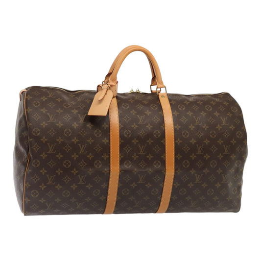 Louis Vuitton Keepall 60 Brown Canvas Travel Bag