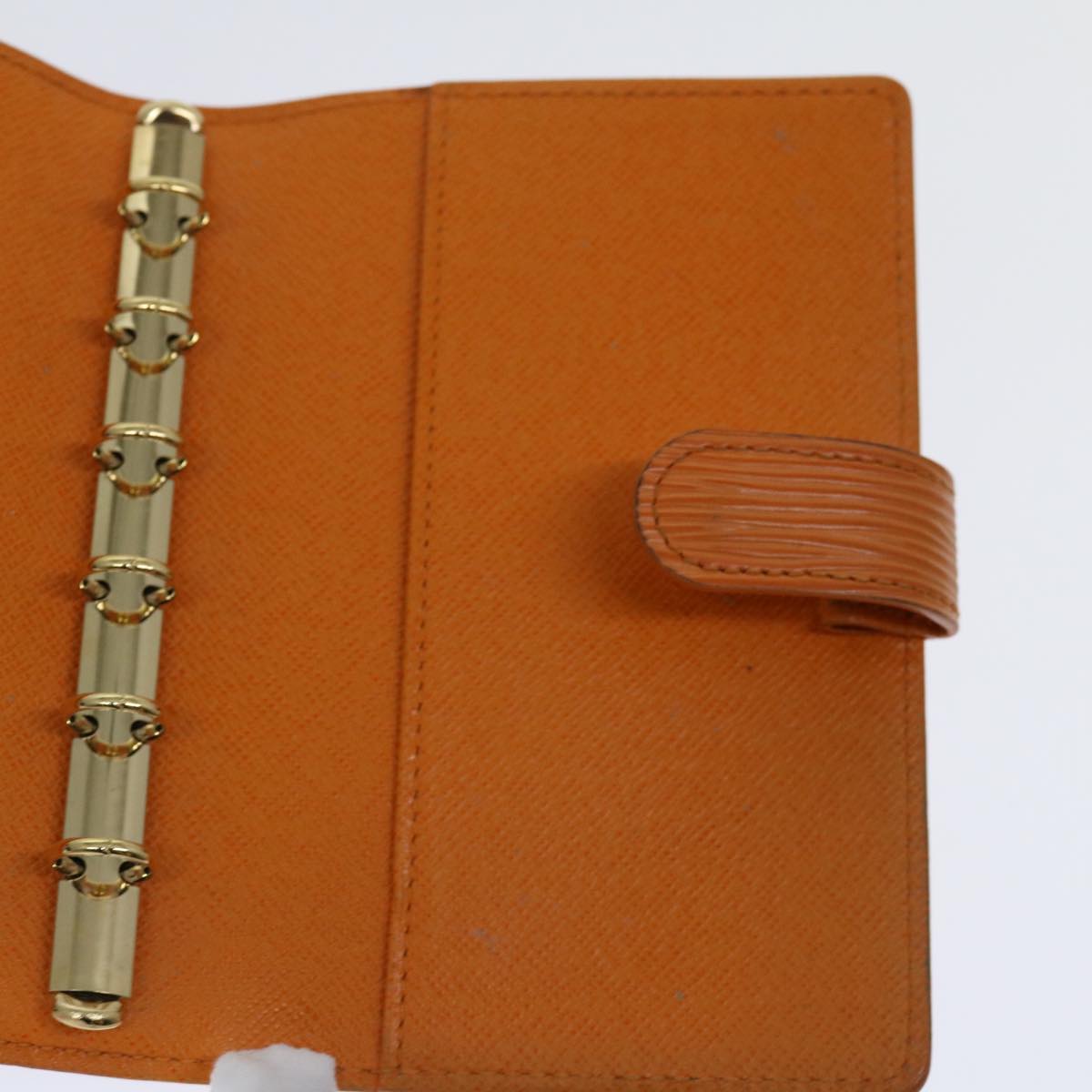 Louis Vuitton Agenda PM Orange Leather Wallet Accessories