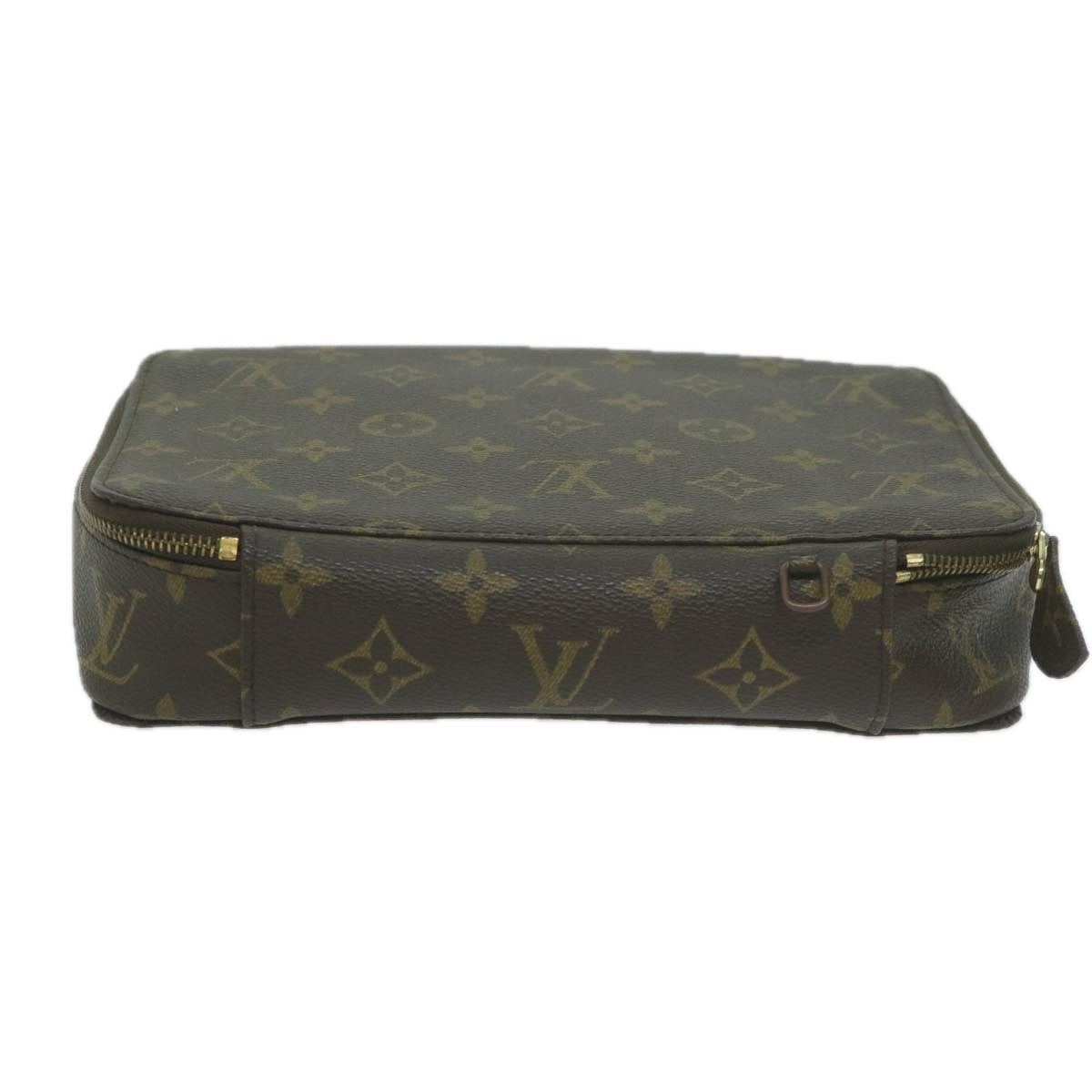 Louis Vuitton Monte Carlo Brown Canvas Clutch Bag