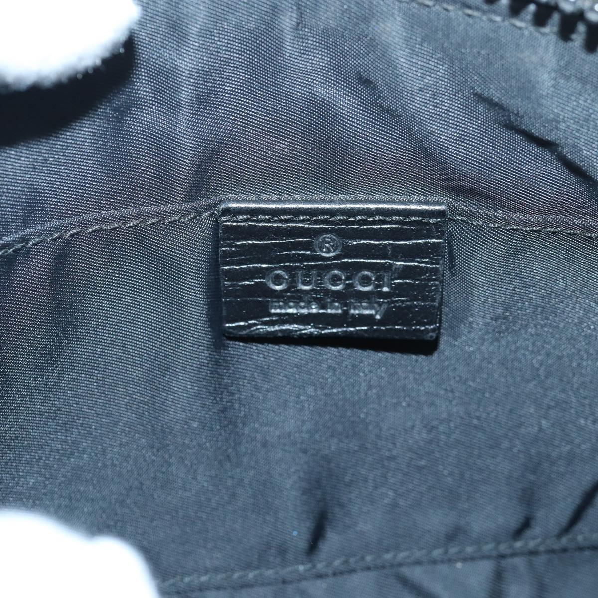 Gucci GG Supreme Black Canvas Shoulder Bag