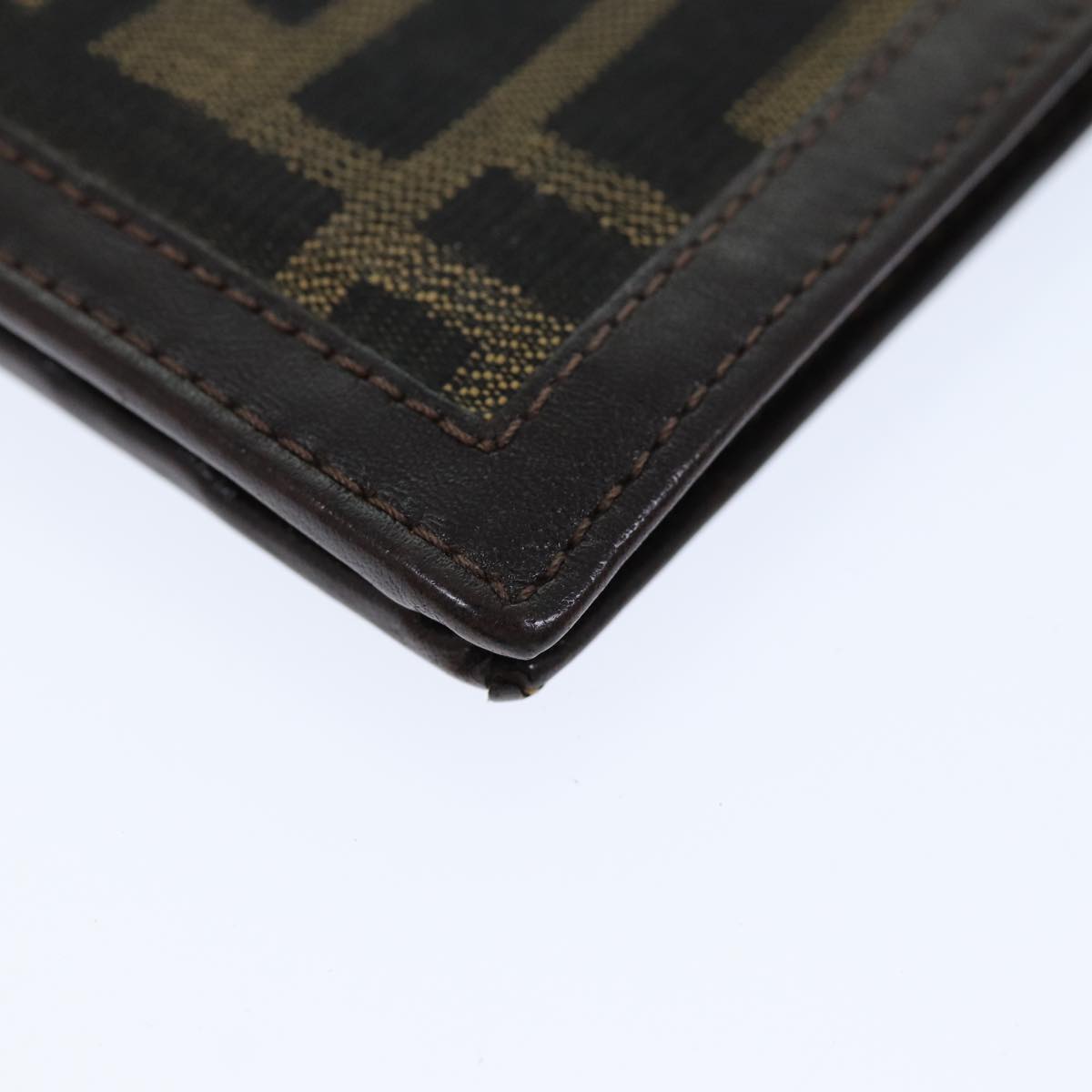 Fendi Zucca Brown Canvas Wallet Accessories