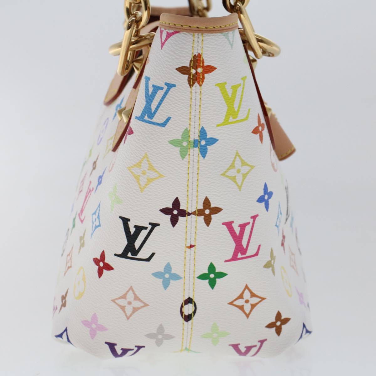 Louis Vuitton Annie White Canvas Tote Bag