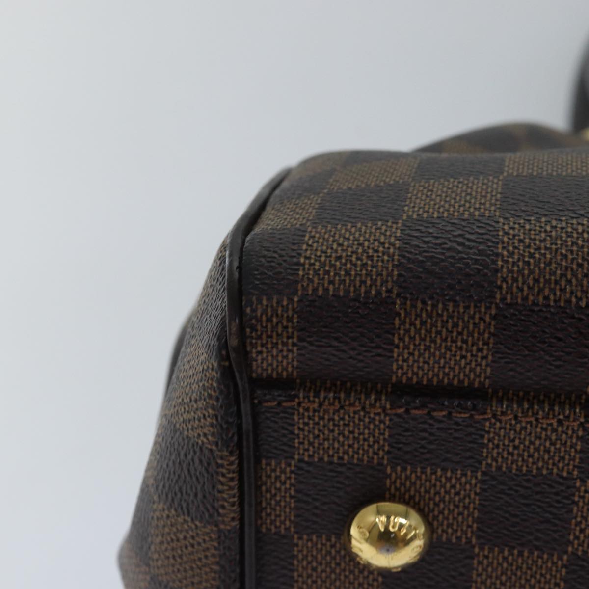 Louis Vuitton Trevi Brown Canvas Hand Bag