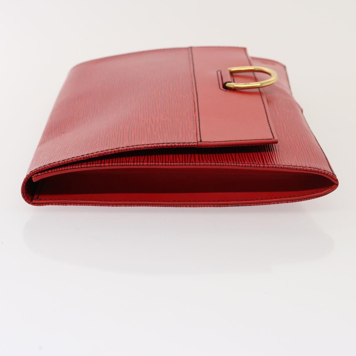 Louis Vuitton Jena Red Leather Clutch Bag