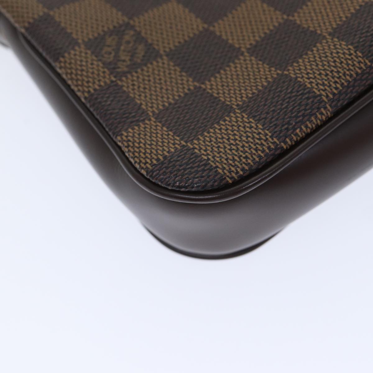 Louis Vuitton Pochette Accessoire Brown Canvas Clutch Bag