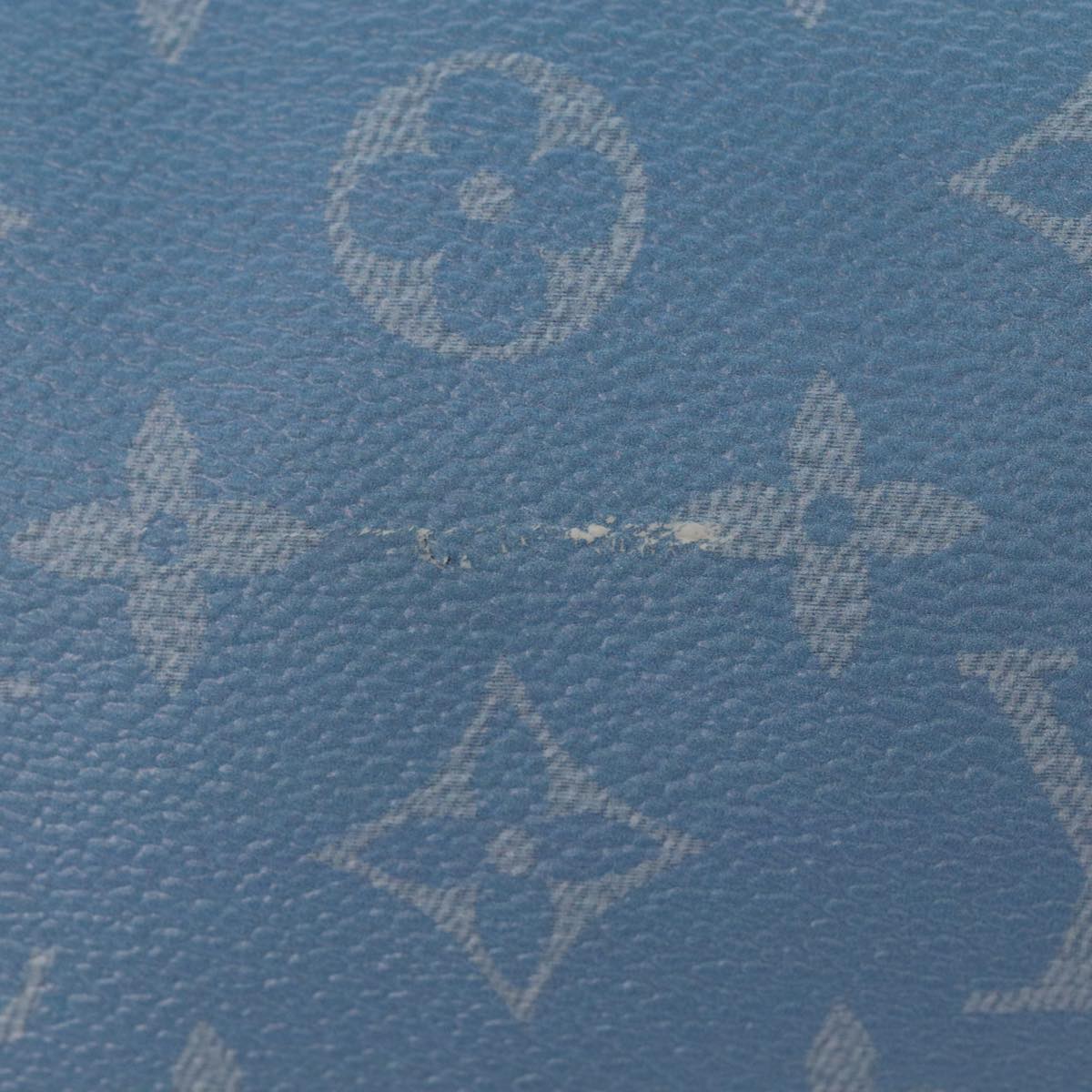 Louis Vuitton Keepall Bandouliere 50 Blue Canvas Travel Bag