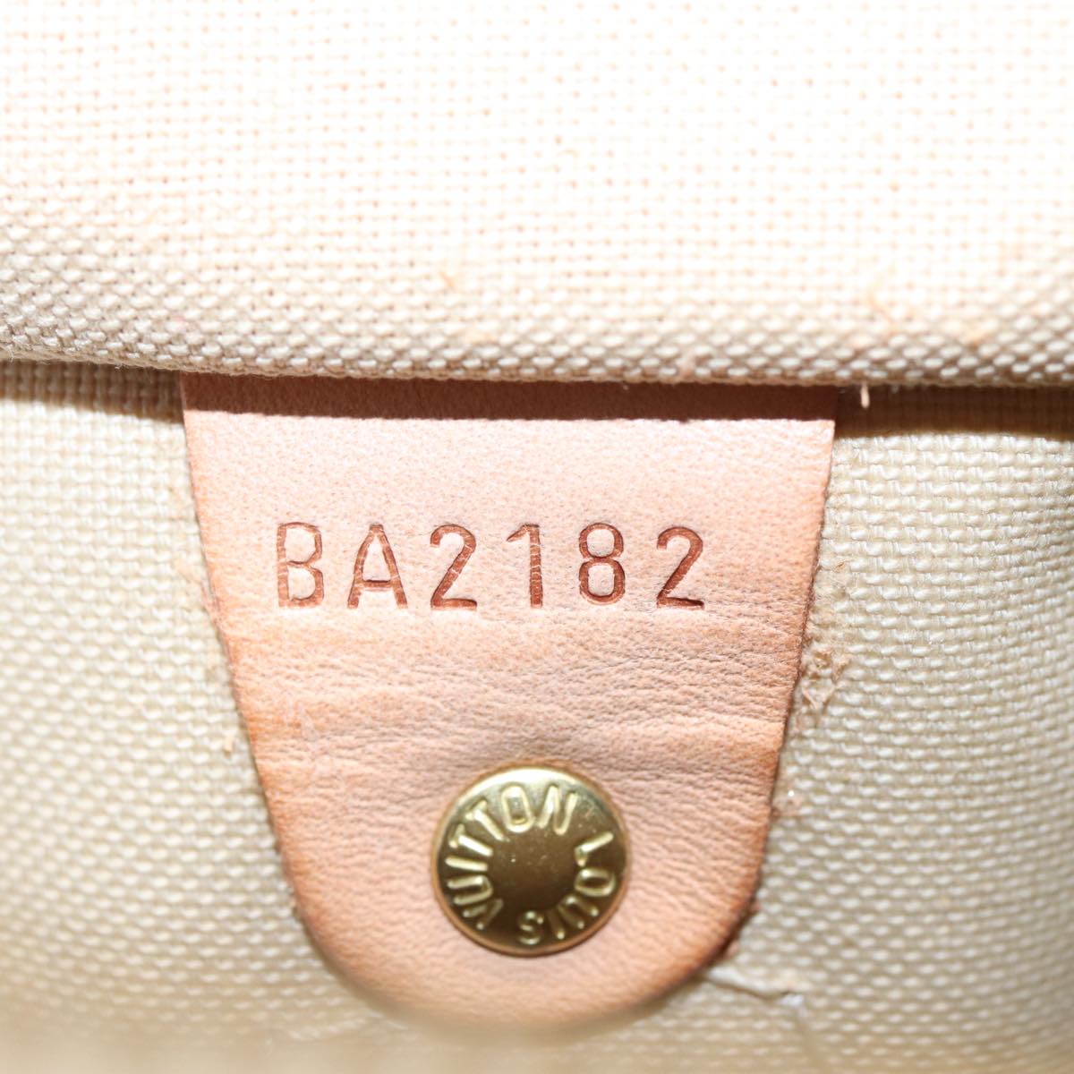 Louis Vuitton Speedy 30 White Canvas Hand Bag