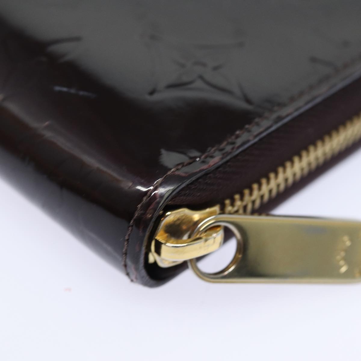 Louis Vuitton Zippy wallet Brown Patent Leather Wallet Accessories