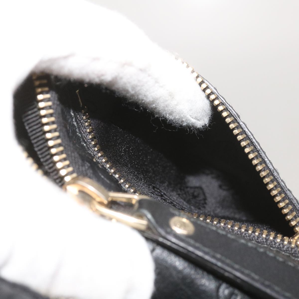 Gucci GG Signature Black Leather Shoulder Bag