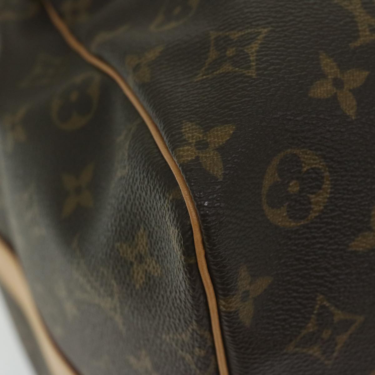 Louis Vuitton Keepall Bandoulière 60 Brown Canvas Shoulder Bag