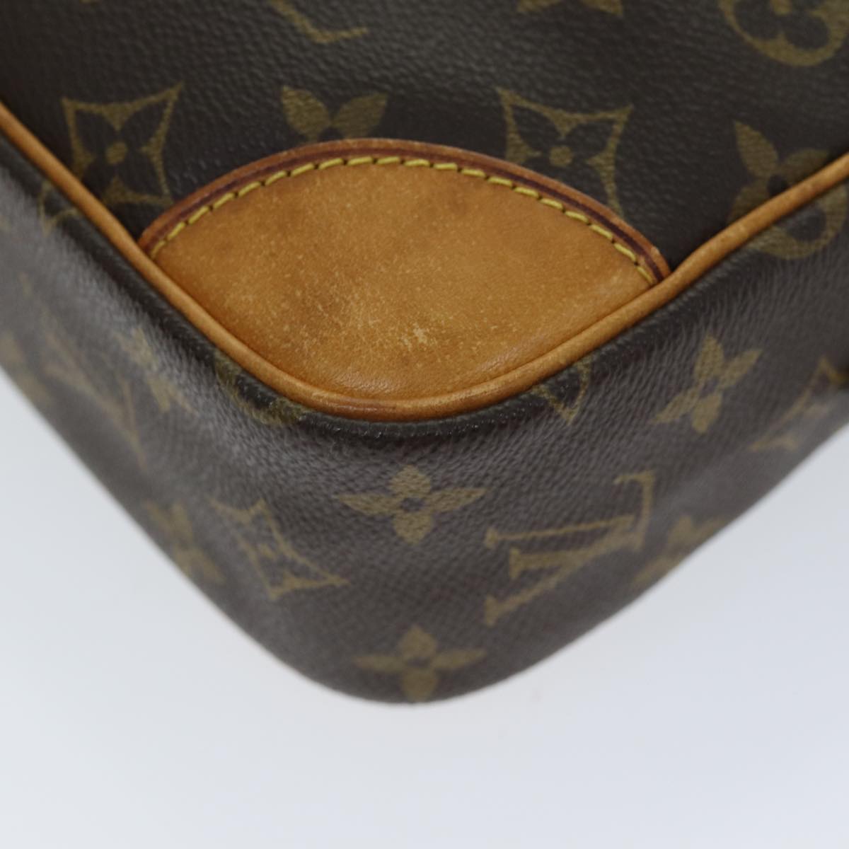 Louis Vuitton Compiegne 28 Brown Canvas Clutch Bag