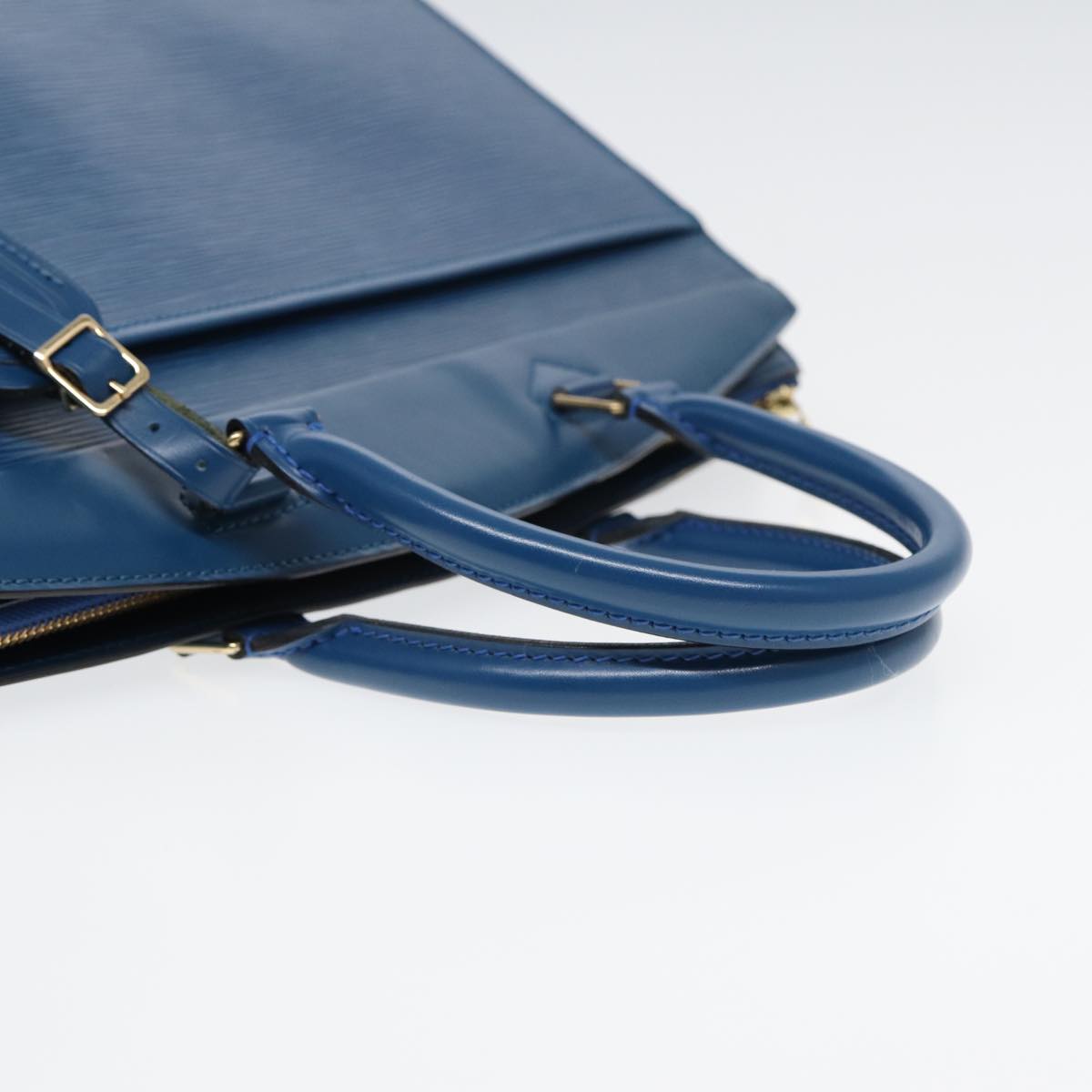 Louis Vuitton Riviera Blue Leather Hand Bag