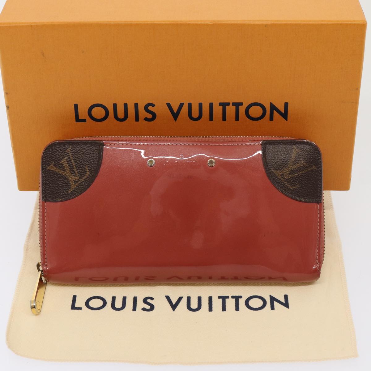 Louis Vuitton Zippy wallet Pink Patent Leather Wallet Accessories