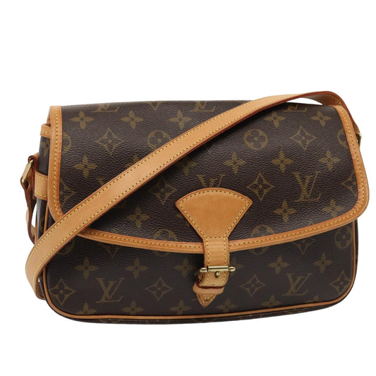 Louis Vuitton Sologne Brown Canvas Shoulder Bag