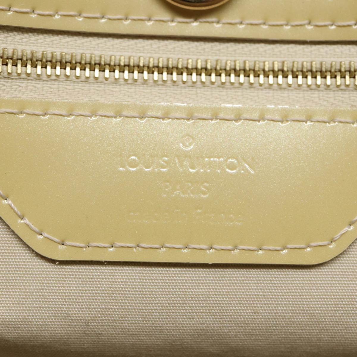 Louis Vuitton Catalina Yellow Patent Leather Tote Bag