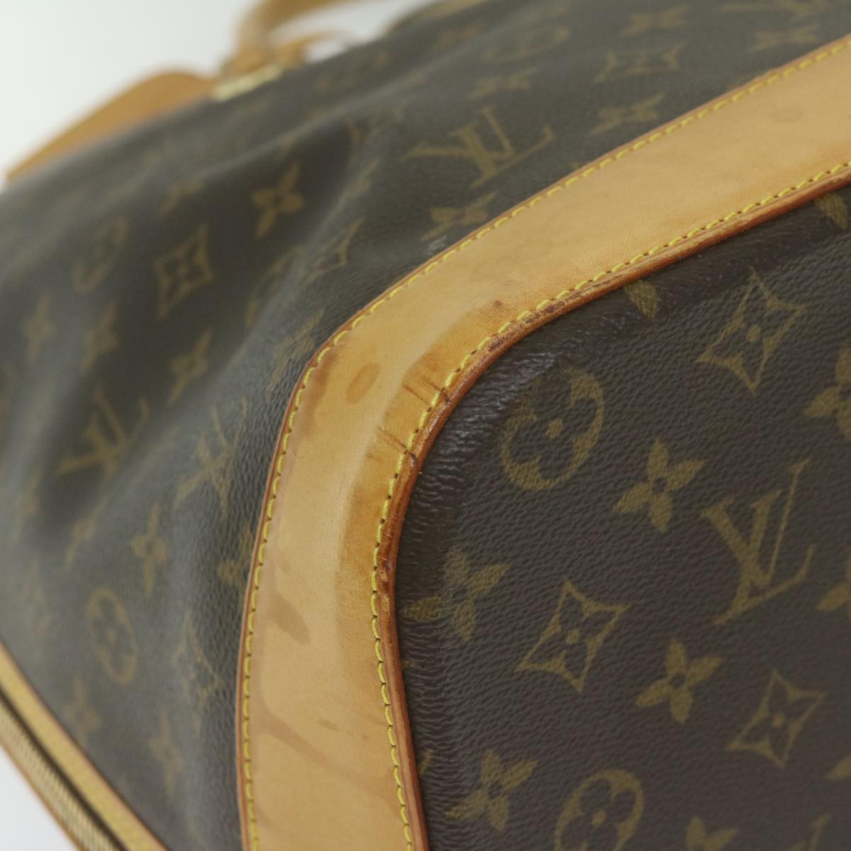 Louis Vuitton Alma Brown Canvas Travel Bag