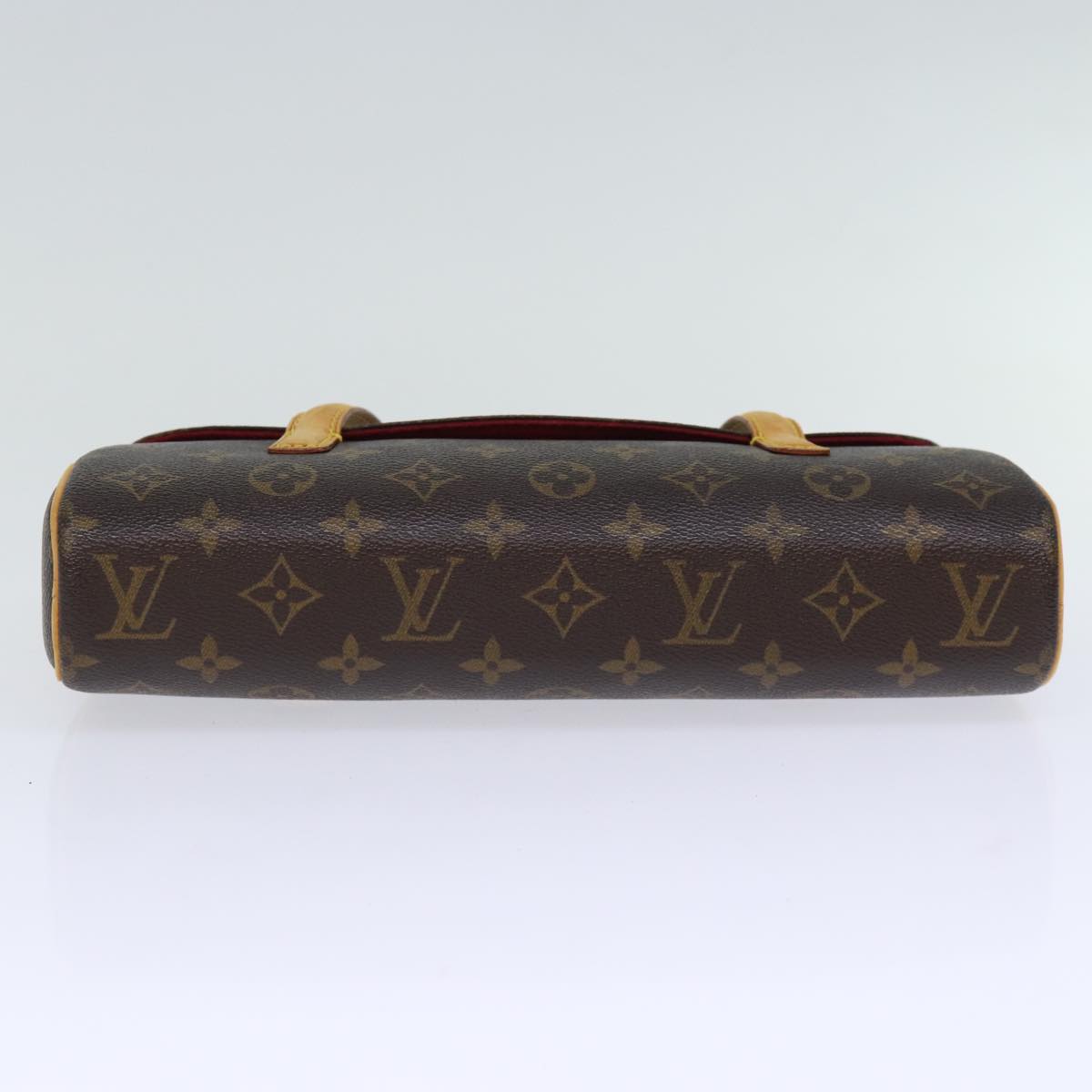 Louis Vuitton Sonatine Brown Canvas Hand Bag