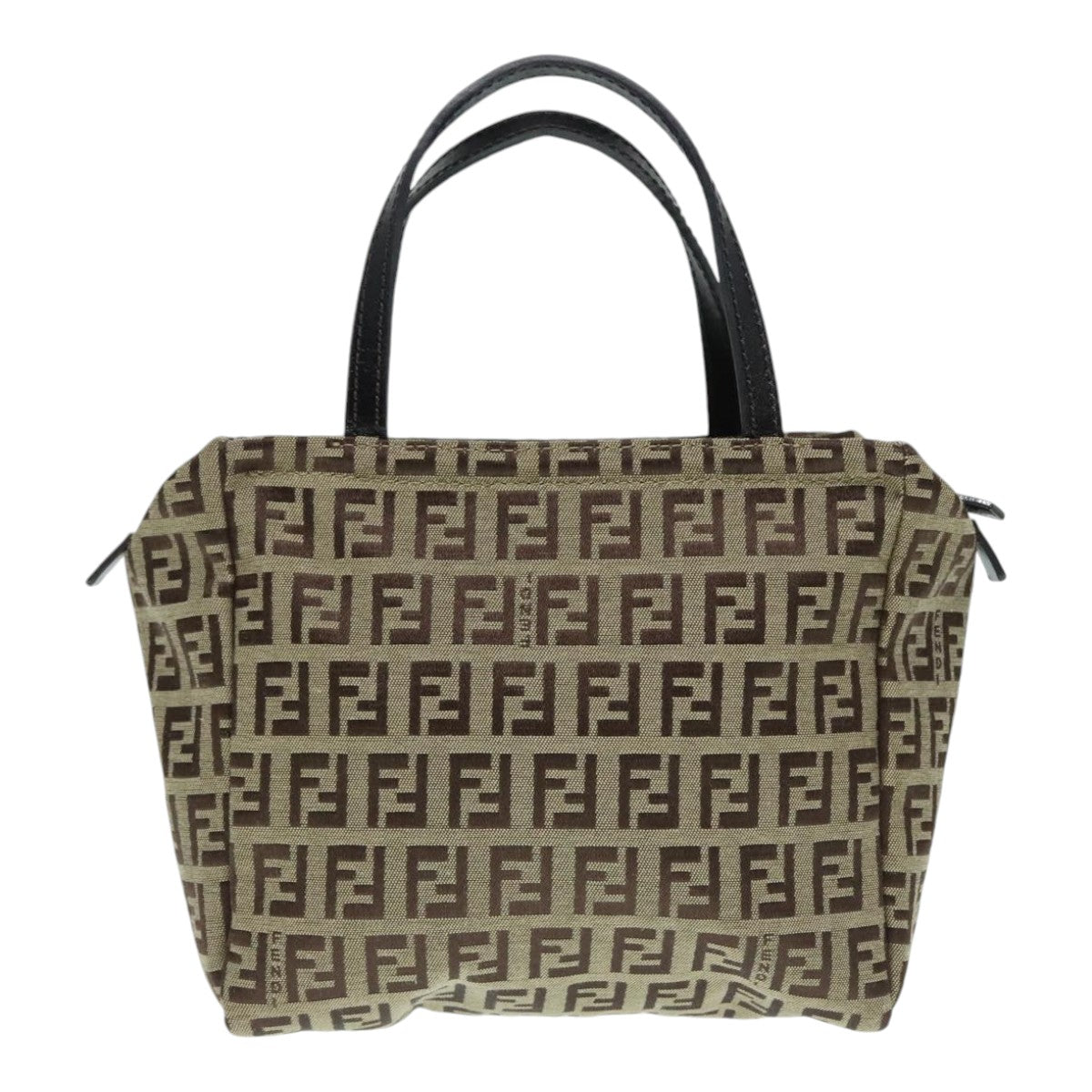 Fendi Zucca Beige Canvas Hand Bag