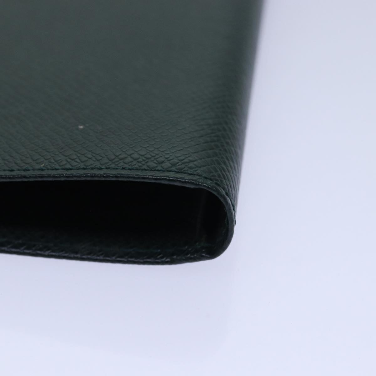 Louis Vuitton Agenda de Poche Green Leather Wallet Accessories