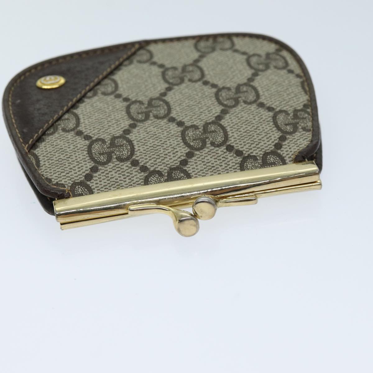 Gucci GG pattern Beige Canvas Wallet Accessories