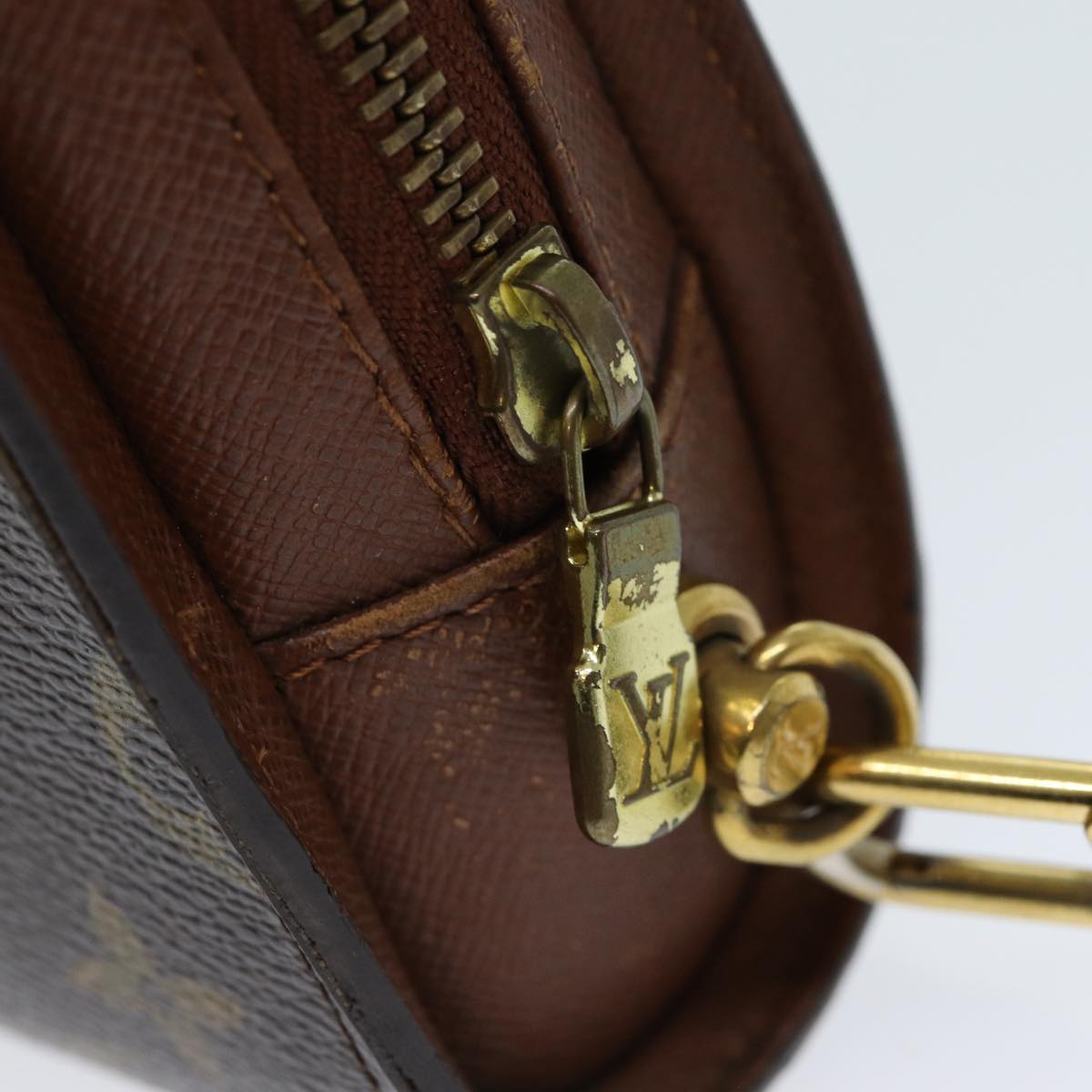 Louis Vuitton Orsay Brown Canvas Clutch Bag