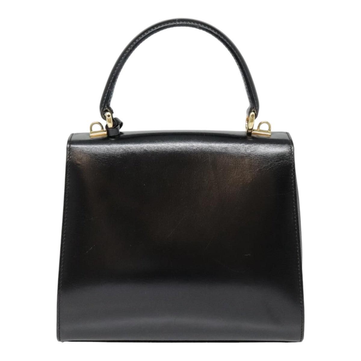 Gucci Lady Lock Black Leather Hand Bag