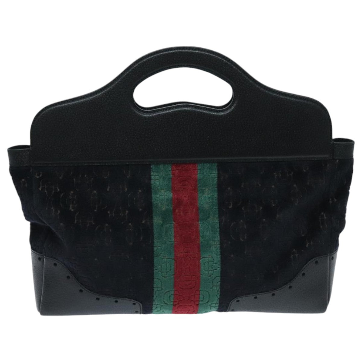 Gucci Ophidia Black Synthetic Hand Bag