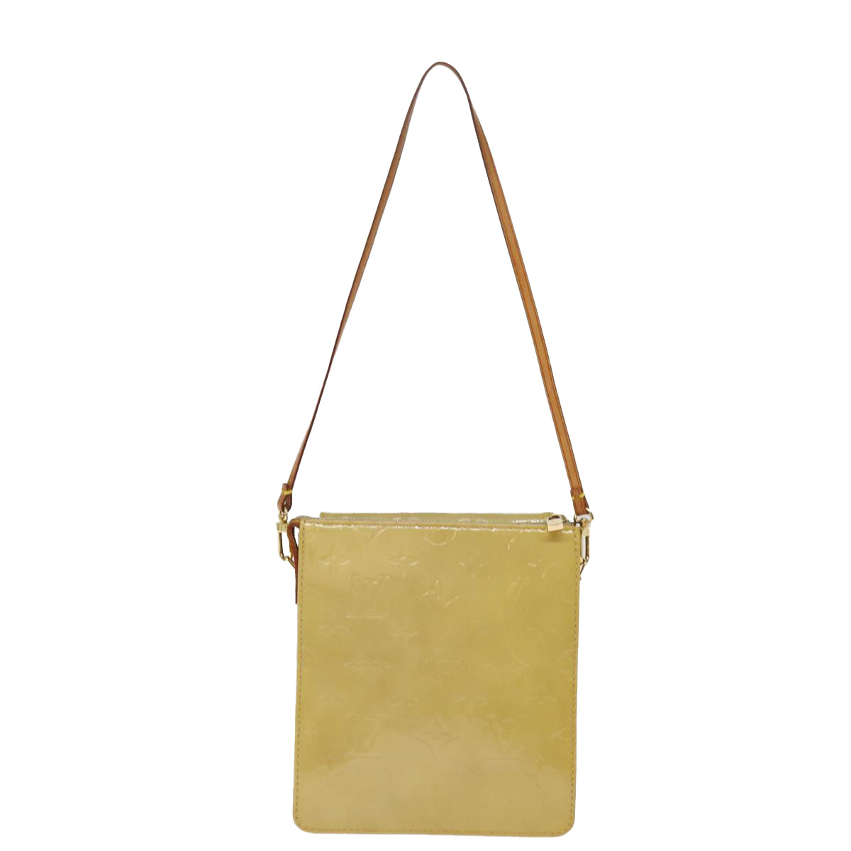 Louis Vuitton Mott Beige Patent Leather Shoulder Bag