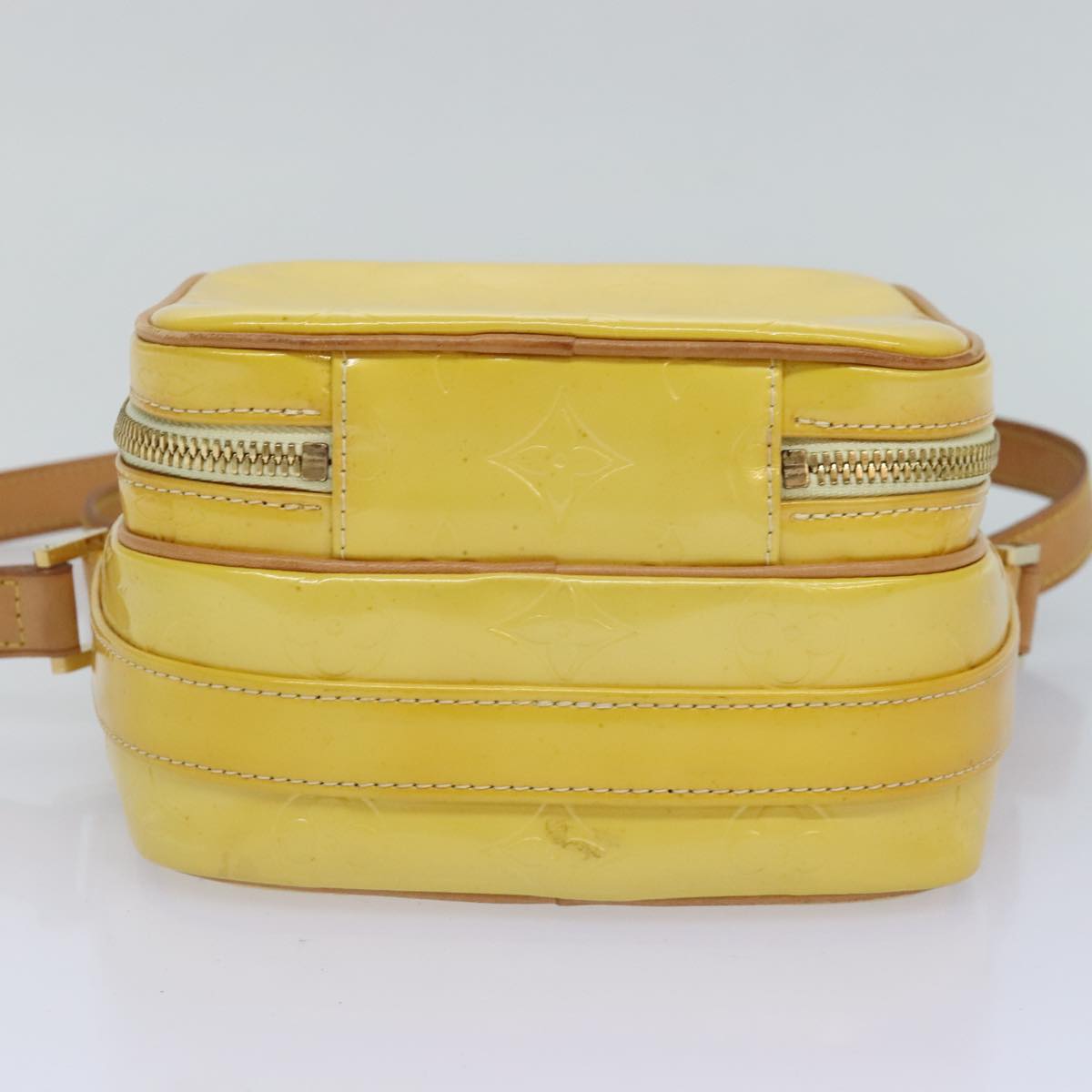 Louis Vuitton Wooster Yellow Patent Leather Shoulder Bag