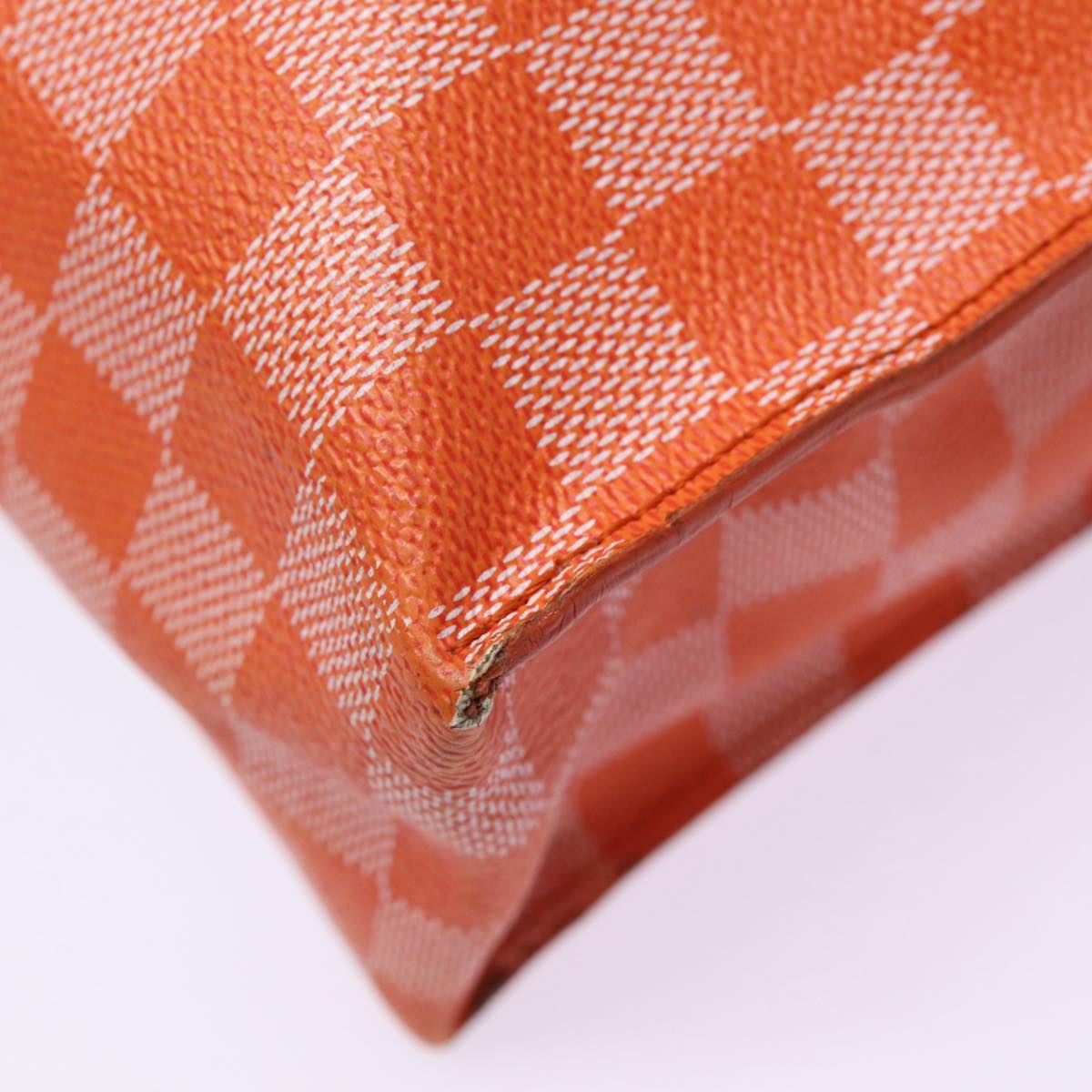 Louis Vuitton Pimont Mobile Orange Canvas Hand Bag