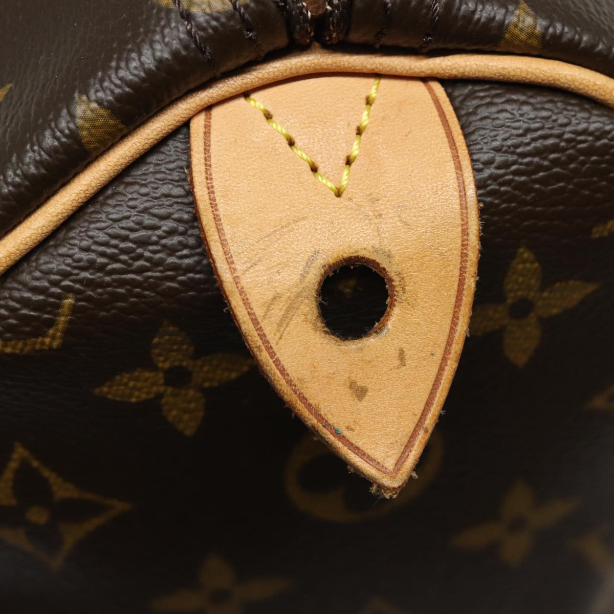 Louis Vuitton Speedy 35 Brown Canvas Hand Bag