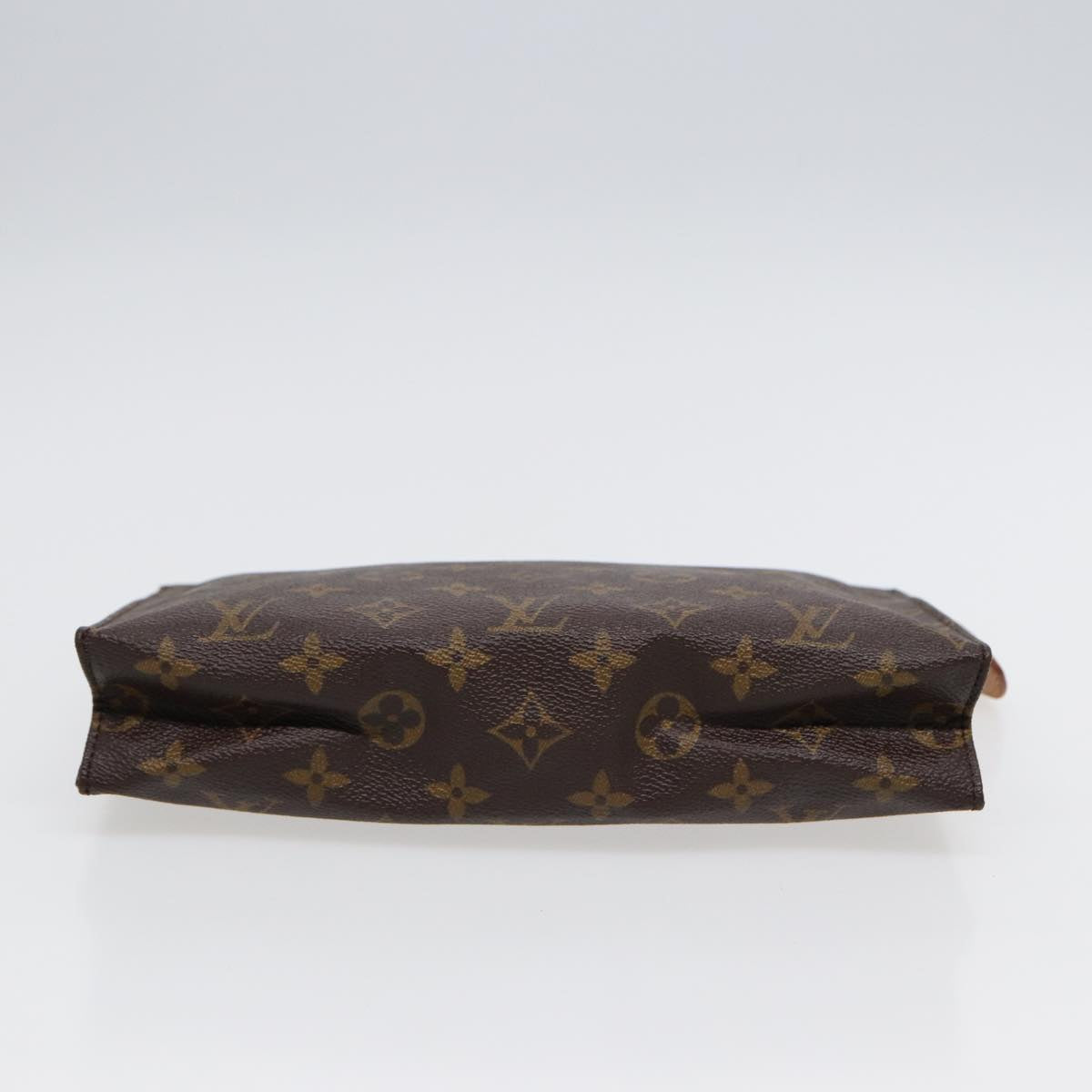 Louis Vuitton Poche Toilette Brown Canvas Clutch Bag