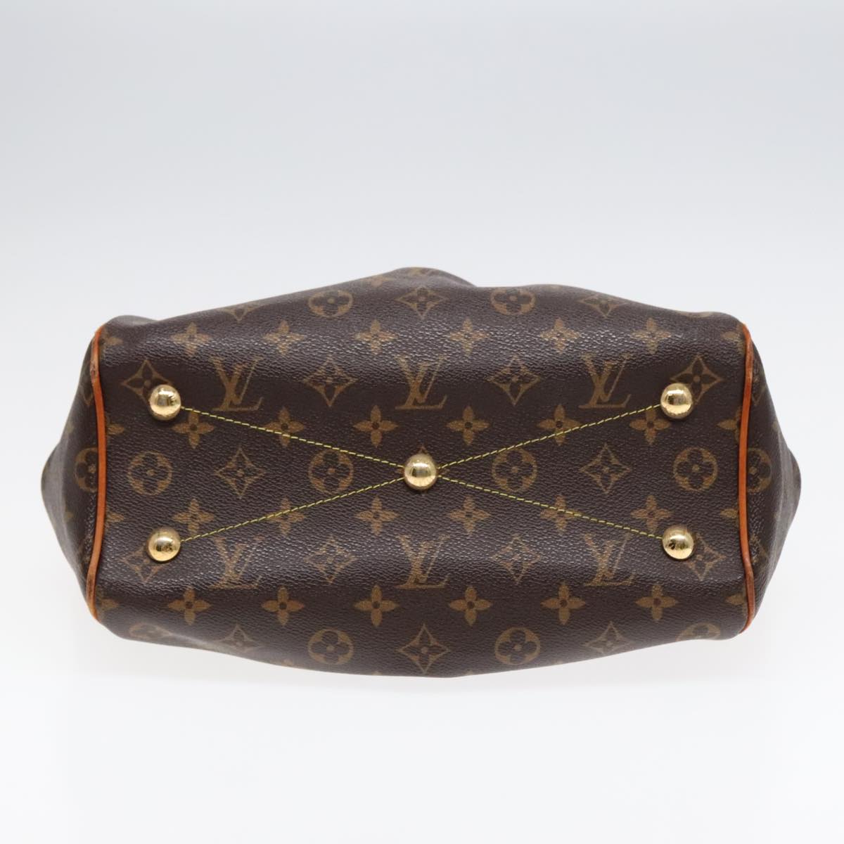 Louis Vuitton Tivoli Brown Canvas Hand Bag